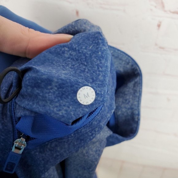 Lululemon Mens T.H.E. The Short 9" Linerless Shorts Med Blue Gym Athletic FLAW - Picture 10 of 14